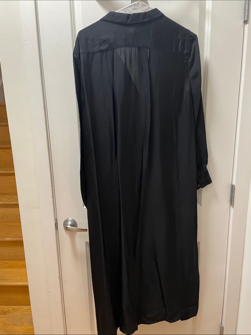 J. Crew Black Maxi Shirt Dress - Picture 4 of 6